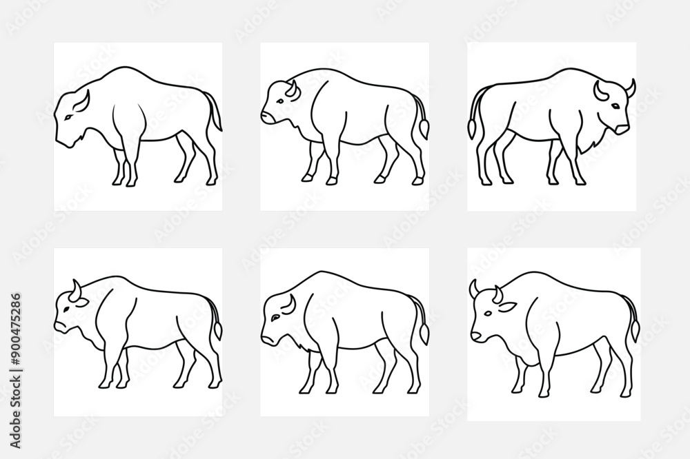 Unique Bison Line Art Illustration Styles
Unique Bison Line Art Illustration Styles