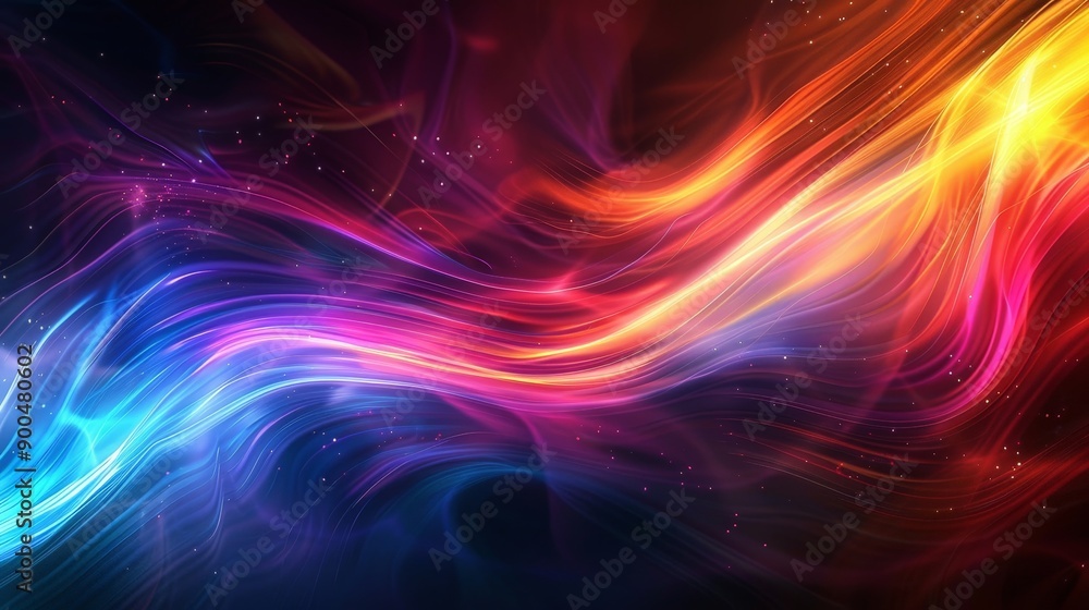 Abstract light streaks background with dynamic, glowing lines and vibrant colors Abstract light streaks background with dynamic, glowing lines and vibrant colors