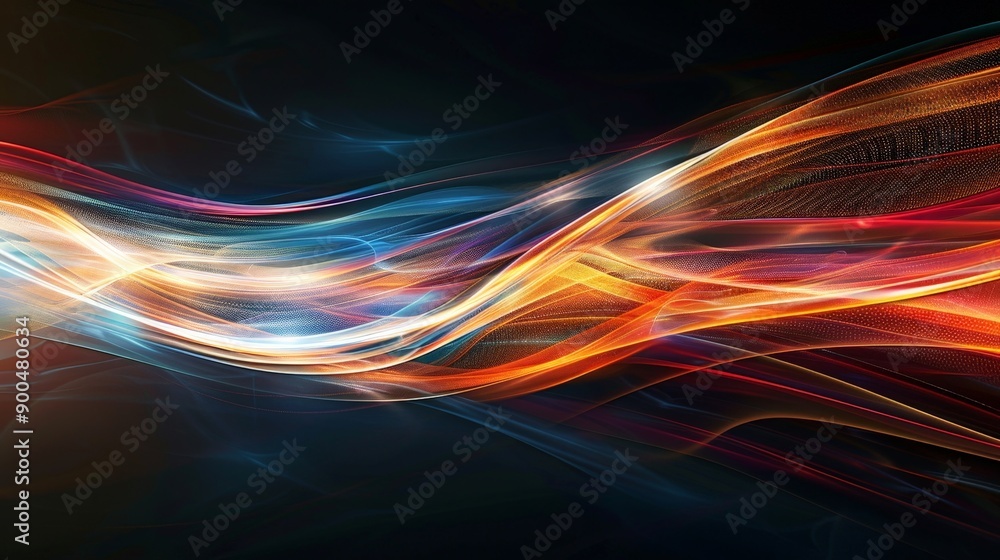 Abstract light streaks background with dynamic, glowing lines and vibrant colors Abstract light streaks background with dynamic, glowing lines and vibrant colors