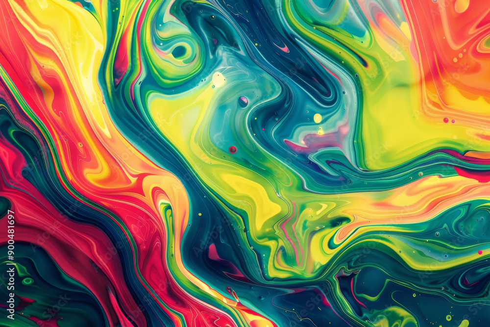 Abstract Swirling Color Pattern Abstract Swirling Color Pattern