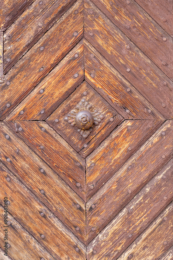 The old wooden door - grunge background texture for design