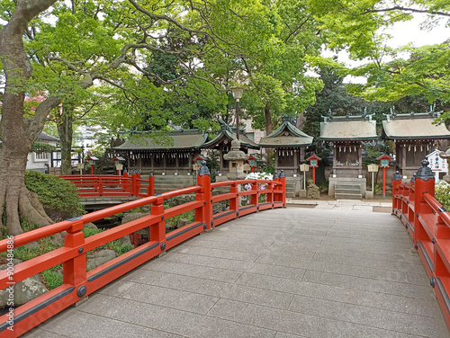 Chiba Shrine Myoken Hongu in Chiba City, Japan