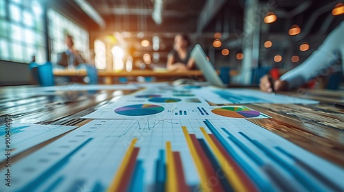Business icon bar chart design. Modern business analysis and visualization on infographic