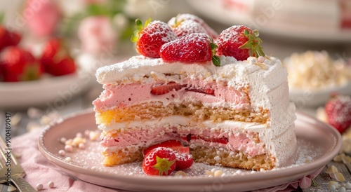 Strawberry Cake Dessert