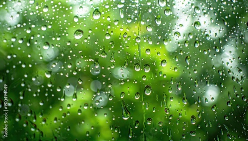 Wallpaper Mural Raindrops on a Window Torontodigital.ca