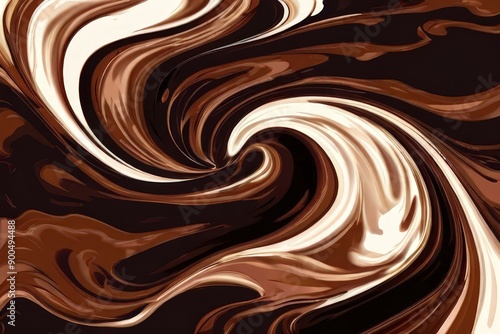 the AI Image Generator, Beautiful chocolate background