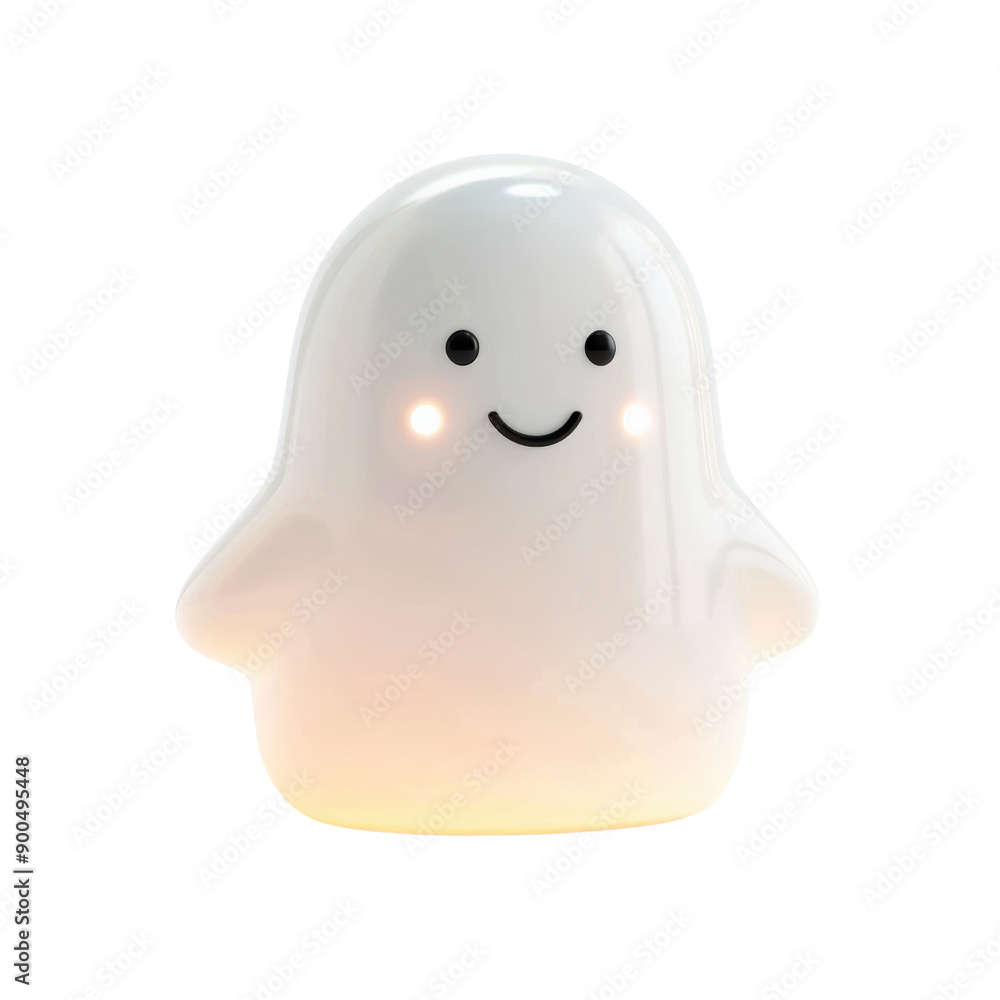 Cute ghost lamp with a smiling face, perfect for children's rooms, Halloween decor, or as a playful night light. Cute ghost lamp with a smiling face, perfect for children's rooms, Halloween decor, or as a playful night light.