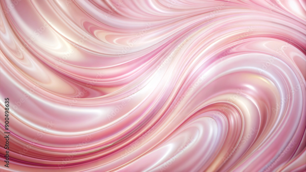 Abstract liquid background, swirling patterns of light pink with pearlescent sheen, dynamic and fluid, smooth uniform texture Abstract liquid background, swirling patterns of light pink with pearlescent sheen, dynamic and fluid, smooth uniform texture