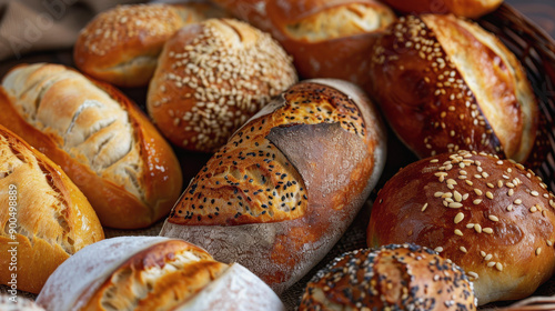 World Bread Day. freshly baked bread.