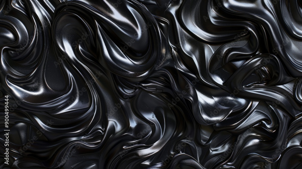 Abstract texture of black plastic swirls. Modern dark-toned background for wallpapers and web design. Abstract texture of black plastic swirls. Modern dark-toned background for wallpapers and web design.