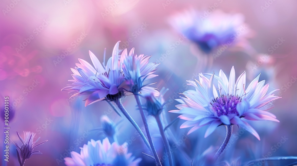 Dreamy Pastel Spring Flowers Close-Up - Perfect for Card, Poster, or Wall Art Design. Generative ai Dreamy Pastel Spring Flowers Close-Up - Perfect for Card, Poster, or Wall Art Design. Generative ai