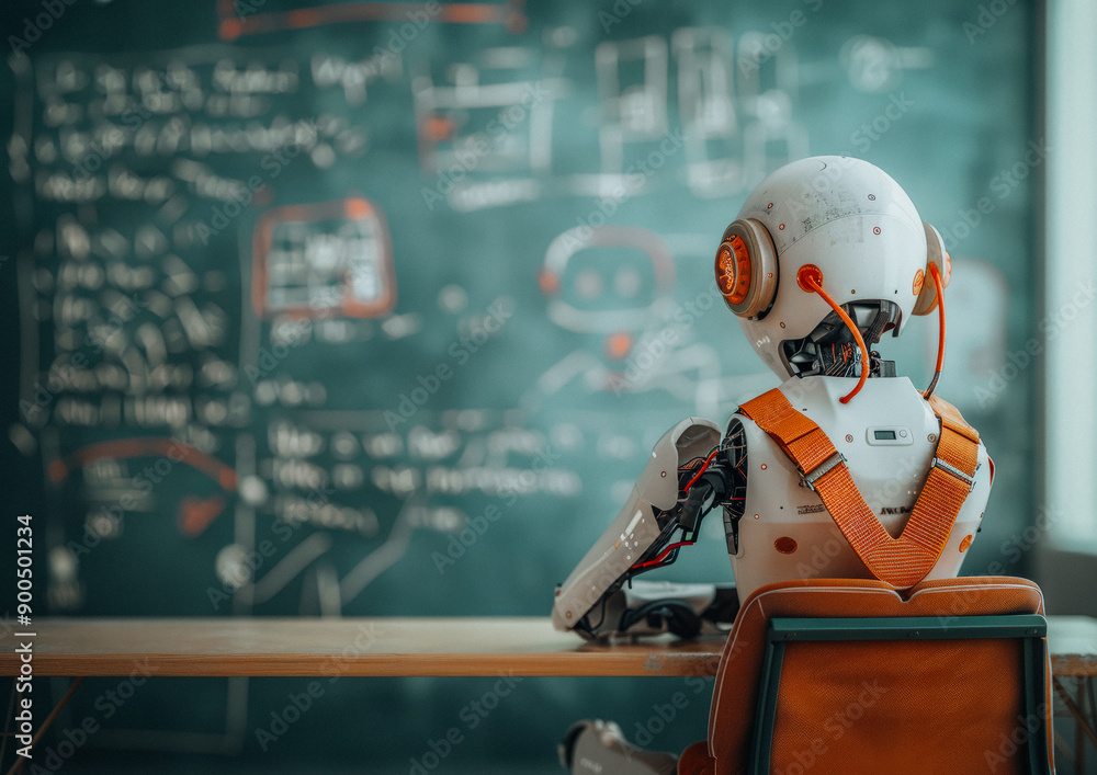 Robot at school Robot at school