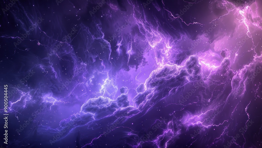 Naklejka premium Cosmic Storm