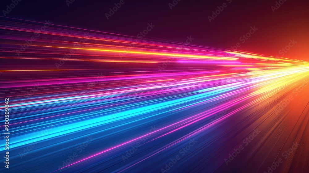Gradient light effects creating a sense of speed Gradient light effects creating a sense of speed