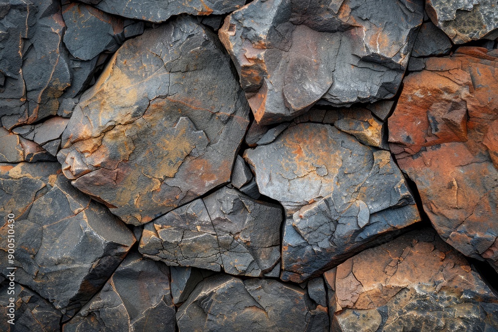 Surface stone of the Mountain, generative ai Surface stone of the Mountain, generative ai