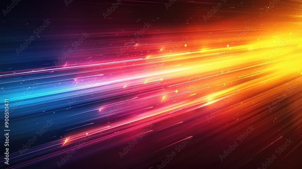 Gradient light effects creating a sense of speed Gradient light effects creating a sense of speed
