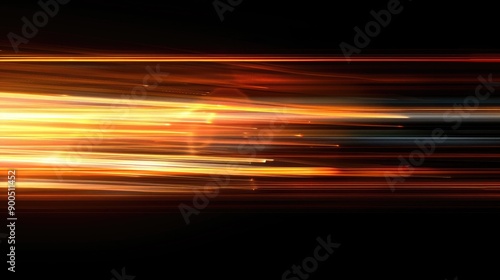 Gradient light trails with a sense of speed