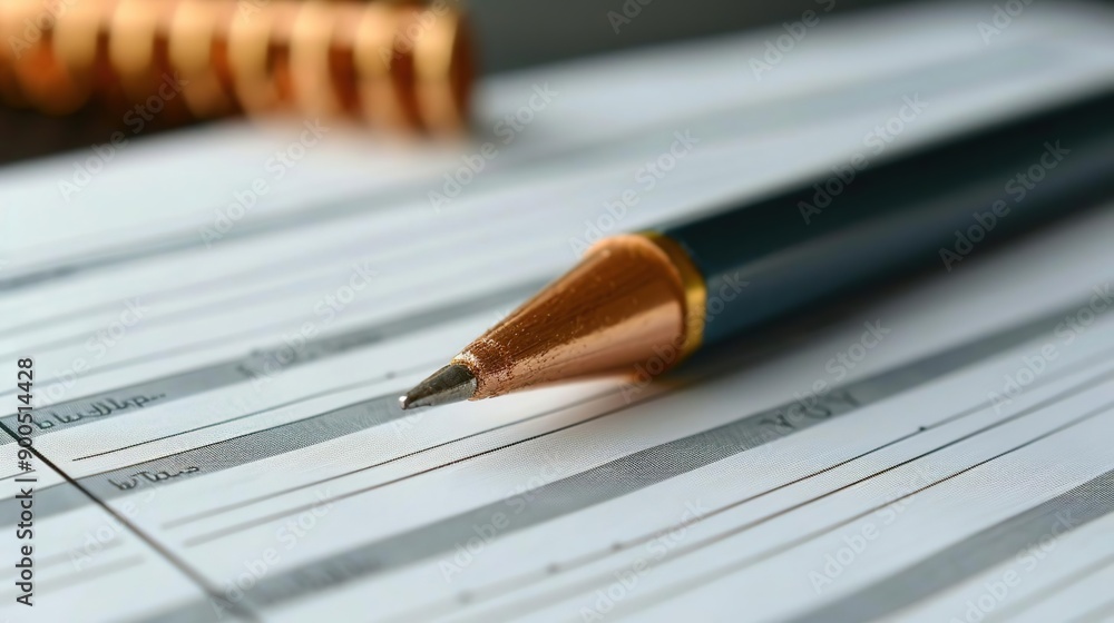 Close-up Photo of a Pen on a Paper Close-up Photo of a Pen on a Paper