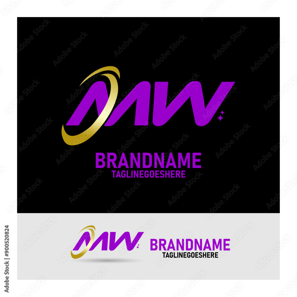 Elegant MW letter logo with luxury concept. M and W letter logo design, purple and gold colors. for company logo, business, web design, etc. transparent background Elegant MW letter logo with luxury concept. M and W letter logo design, purple and gold colors. for company logo, business, web design, etc. transparent background