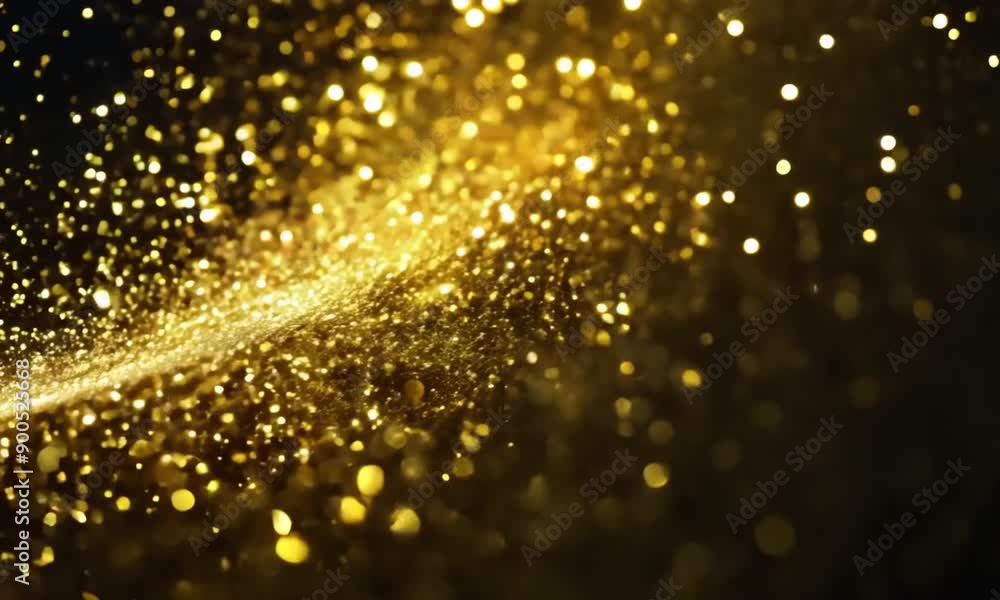 Golden Swirl of Magic: A dazzling display of golden particles swirling through a dark backdrop. Perfect for luxury, celebration, or festive themes. Golden Swirl of Magic: A dazzling display of golden particles swirling through a dark backdrop. Perfect for luxury, celebration, or festive themes.
