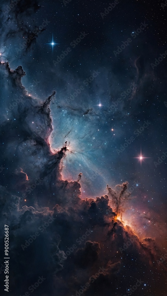 Star-filled night sky and nebula web banner, space-themed background, high contrast Star-filled night sky and nebula web banner, space-themed background, high contrast