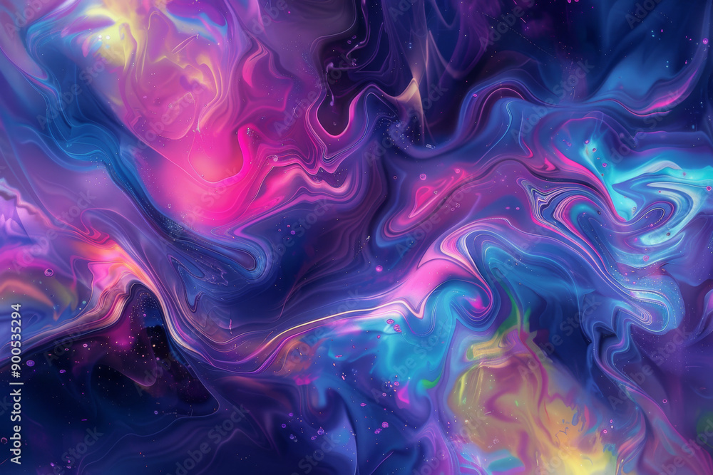 Fototapeta premium Abstract Swirling Colors