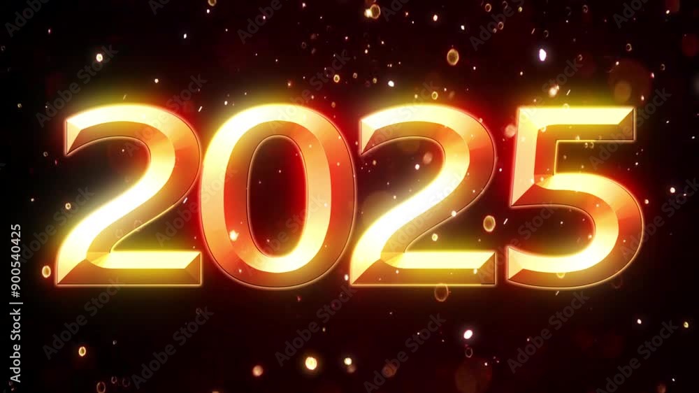 Golden text 2025 Happy New Year! holiday. Countdown to the new year 2025 festival. Merry Christmas Happy New Year. 3D Illustration Golden text 2025 Happy New Year! holiday. Countdown to the new year 2025 festival. Merry Christmas Happy New Year. 3D Illustration