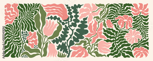 Modern Matisse inspired Floral Design