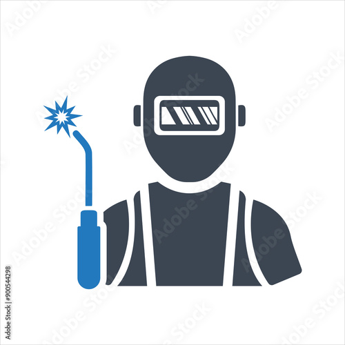 Welder icon. Welding icon