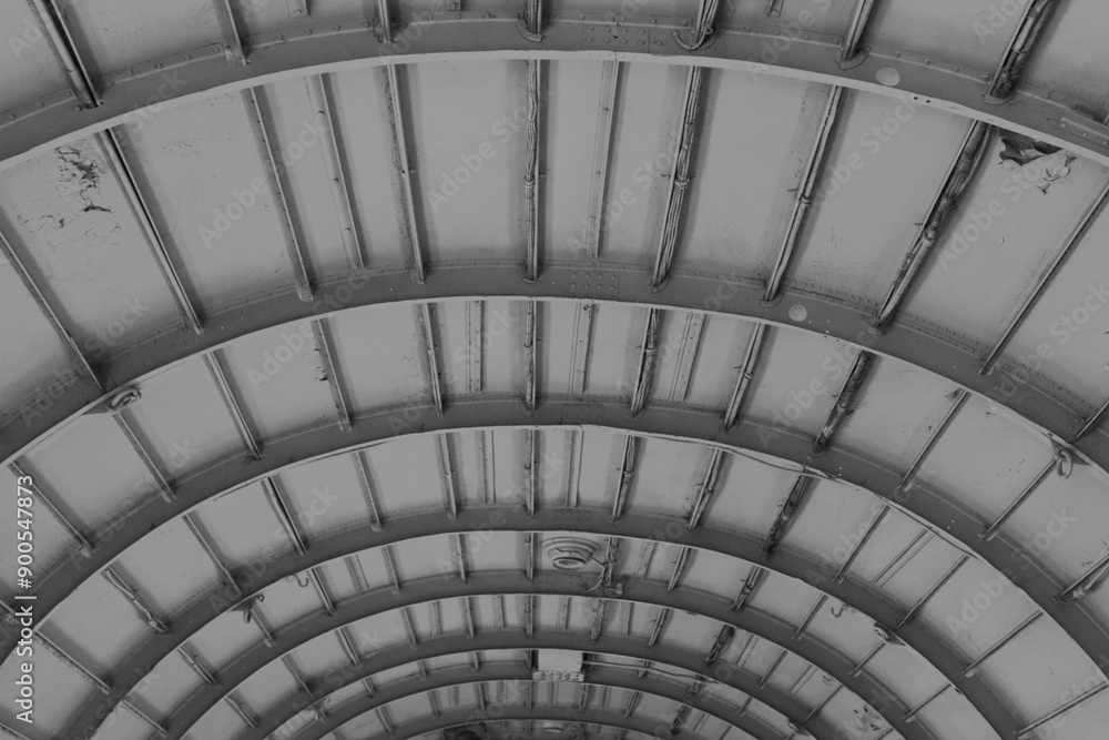 Cargo cabin of an old airplane. Cargo cabin of an old airplane.