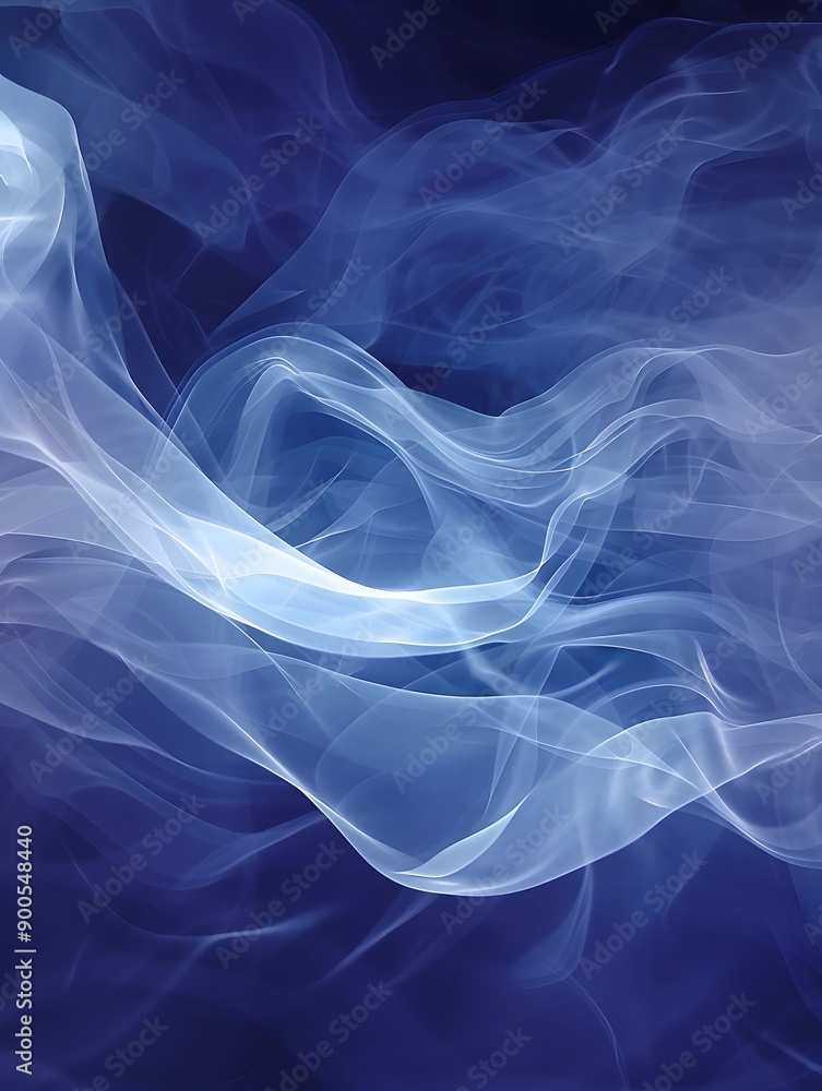 Abstract Blue Smoke Abstract Blue Smoke