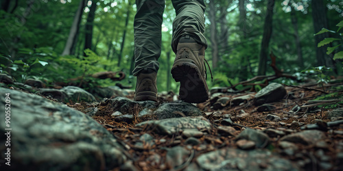 A hiker calls for help after twisting their ankle on a rocky trail, their cries echoing through the wilderness.