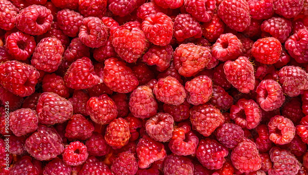 A lot of fresh raspberrys. pattern. background. A lot of fresh raspberrys. pattern. background.