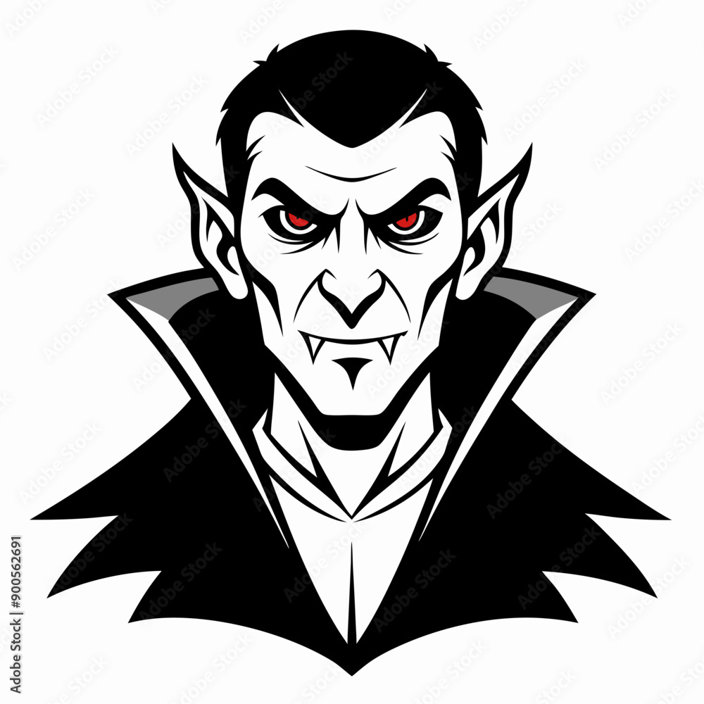 Vampire Silhouette Vector illustration Vampire Silhouette Vector illustration
