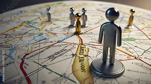 Europ business map, europ travel map