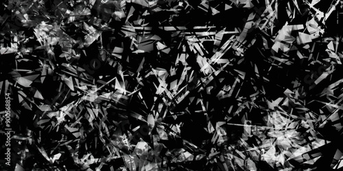 Bild auf Leinwand Chaotic geometric texture / pattern with random edgy shapes