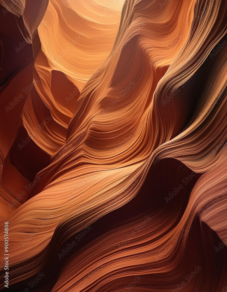 Fototapeta premium A canyon carved by time revealing layers of ancient beauty