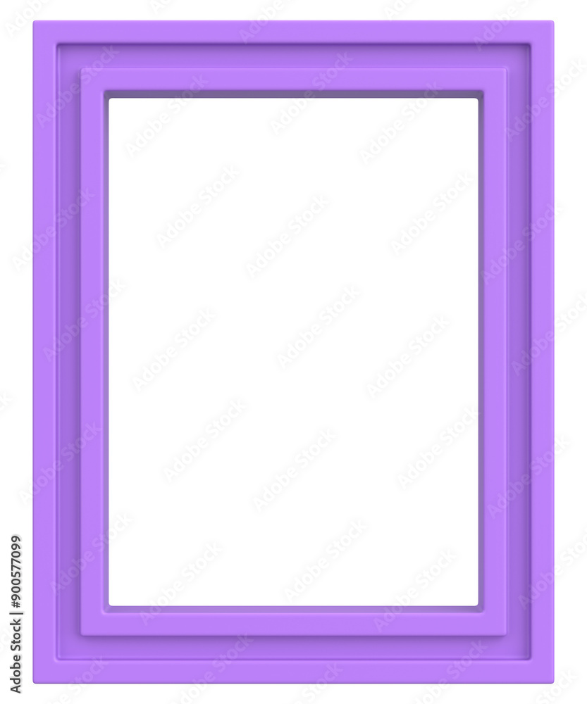 Picture frame. Portrait frame. 3D illustration. Picture frame. Portrait frame. 3D illustration.