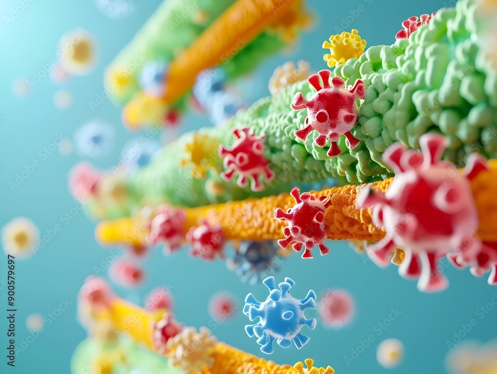 Microscopic Microbes on Bathroom Towel Rack Revealing Unseen Cleanliness Issues Microscopic Microbes on Bathroom Towel Rack Revealing Unseen Cleanliness Issues
