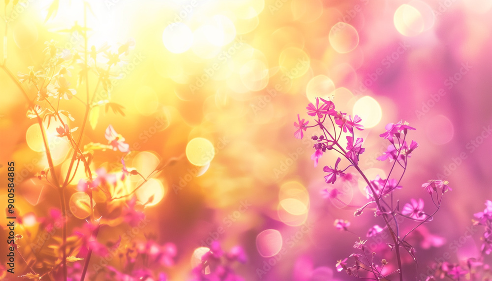 Sunrise Glow. An abstract floral background featuring Golden Yellow, Warm Pink, and Soft Purple. Clean composition and vibrant color palette, perfect for modern designs. Sunrise Glow. An abstract floral background featuring Golden Yellow, Warm Pink, and Soft Purple. Clean composition and vibrant color palette, perfect for modern designs.