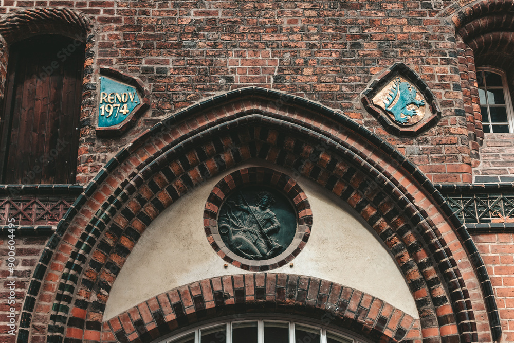 Obraz premium house in the old town of Lunenburg in northern Germany