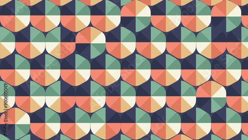 Abstract wavy multiple color variance minimalist pattern background. 
