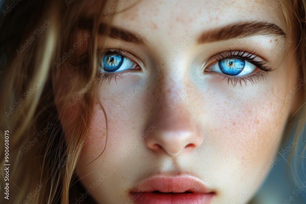Captivating Woman space face. Model beauty. Generate Ai Captivating Woman space face. Model beauty. Generate Ai