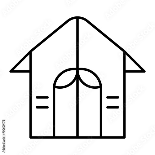 Camp icon. outline icon