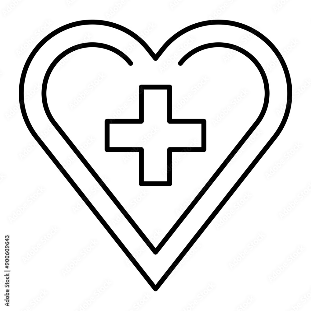 Healthcare icon. outline icon Healthcare icon. outline icon