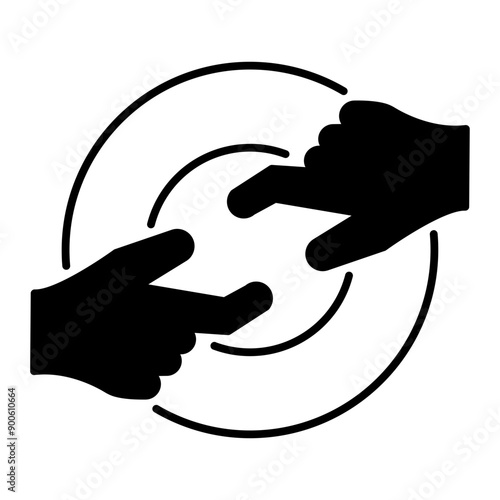 refugee icon. black fill icon