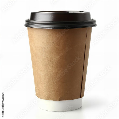 Paper Cup for dinks , isolated with white background