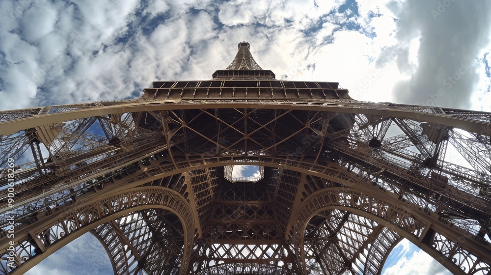 Obraz premium eiffel tower city