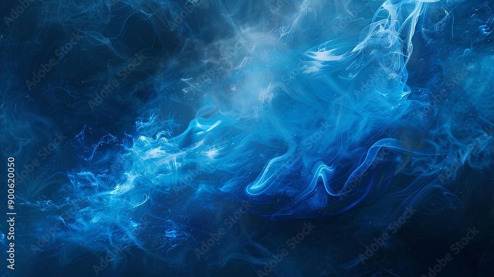 Mystical Blue Smoke Swirls Create a studio backdrop Mystical Blue Smoke Swirls Create a studio backdrop