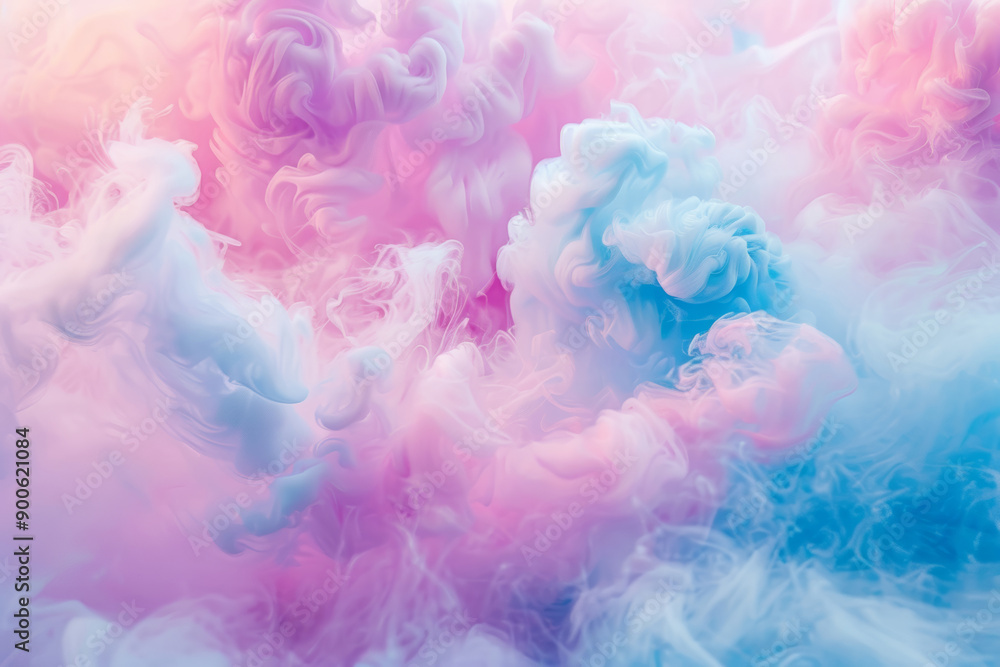 Dreamy Candy Floss Background Dreamy Candy Floss Background